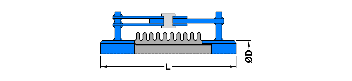 Desenho 2D para conferência dimensional do produto